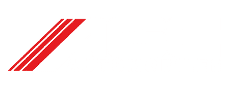 Logo AGC Automobiles. Lettrage blanc AGC sur fond noir, bandes rouges inclinées à gauche. Slogan Automobiles en dessous.